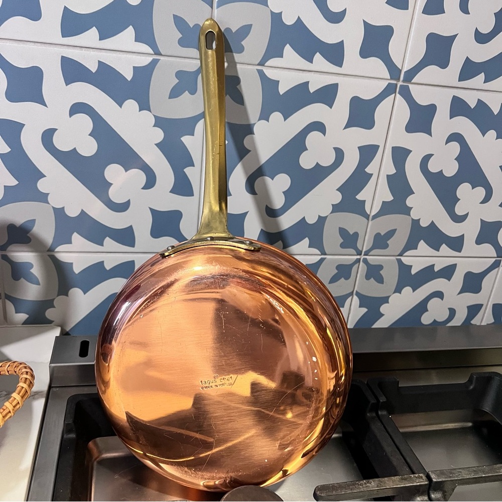Targus Copper Skillet with Brass Handle